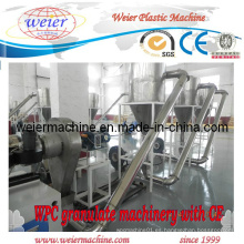 Alta Productividad de Línea de Pelletización de PVC WPC / Extrusora Plástica